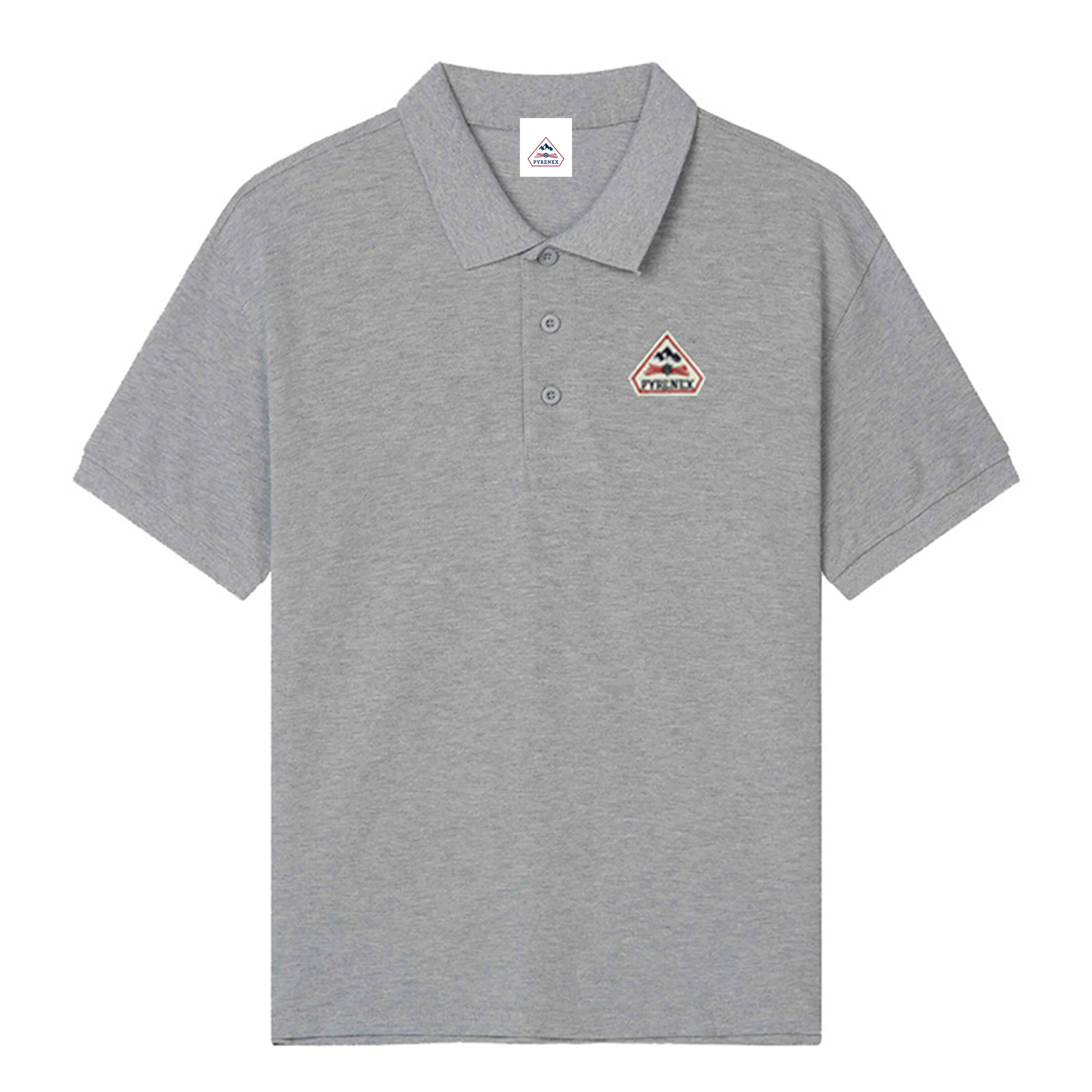 Men Women Same Polo Shirt Europe Style brand Letters Embroidery T-shirt Cotton Comfortable Short Sleeve Summer Quality Tees Top