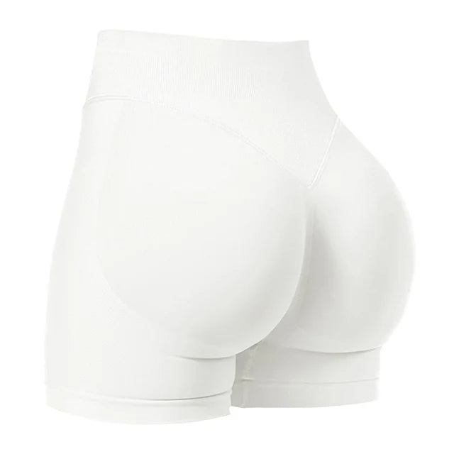 4.5''Shorts Seamless Low Ribbed Waistband Gym Shorts Scrunch Bum Yoga Shorts Booty High Stretch Running Bike Shorts Tahsi Fashion House