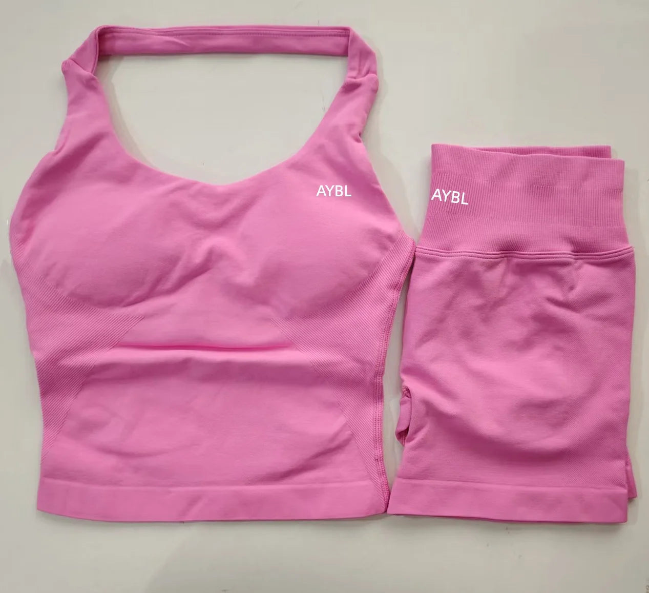 Two Pieces Yoga Set Women's Sports Empower Seamless Short Sports Top Bra Adapt Seamless Shorts Yoga Bra Set leggings Tahsi Fashion House