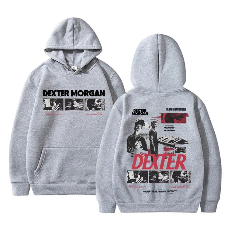 TV program Dexter Morgan The Bay Harbour Butcher Men's hoodie Casual hoodie Retro fashion Y2K Comfortable Sweatshirt - ATFH