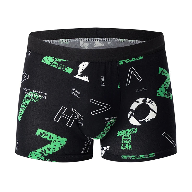 4/10-Men's Underwear Random Set Youth Quick Drying Breathable Sports Comfortable Casual Plus Size Flat Corner Pants Trendy