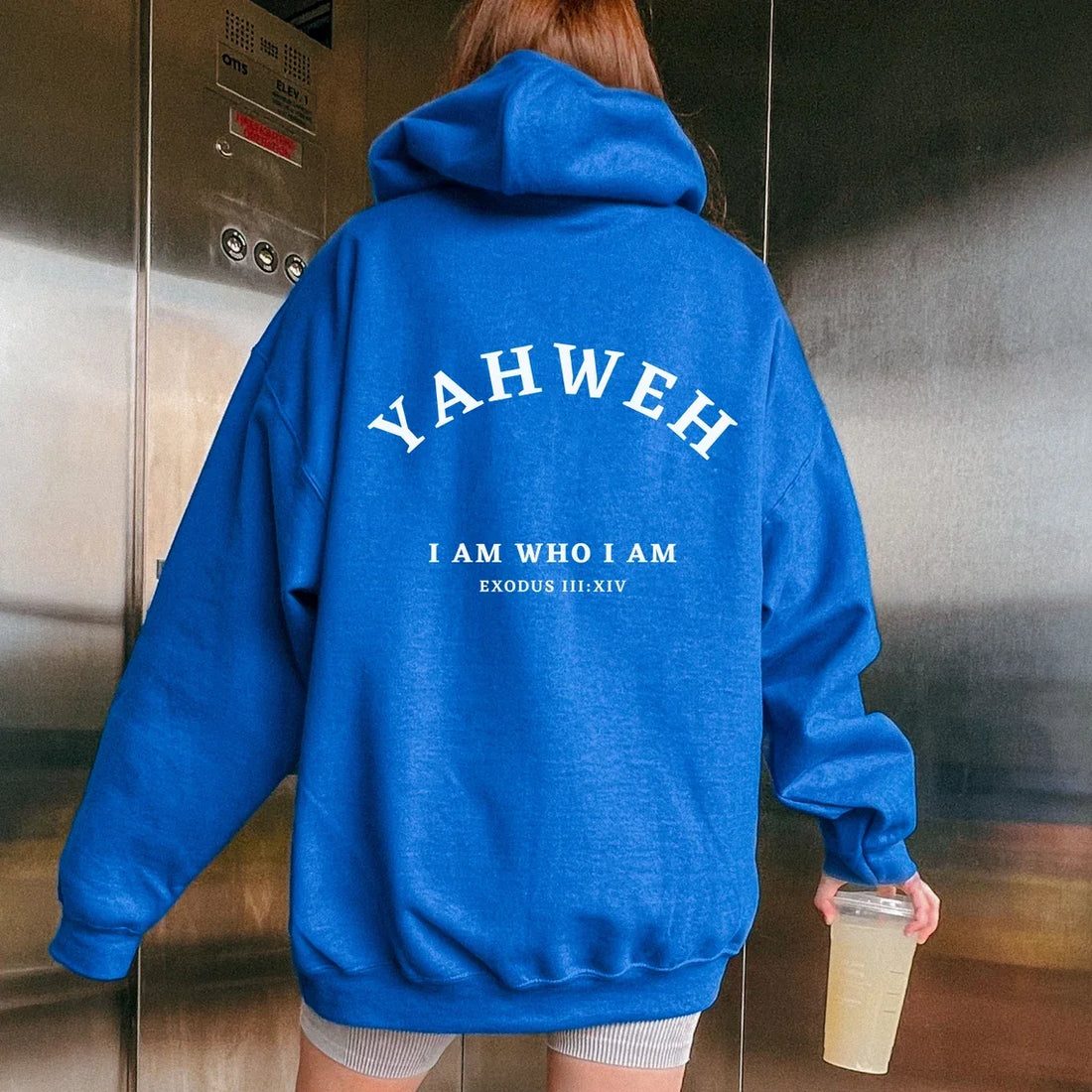 Men's Christian YAHWEH Hoodies Jesus Hombre Fashion Popular Streetwear Letter Slogan Printed Women Unisex Hooded Sweatshirts - ATFH