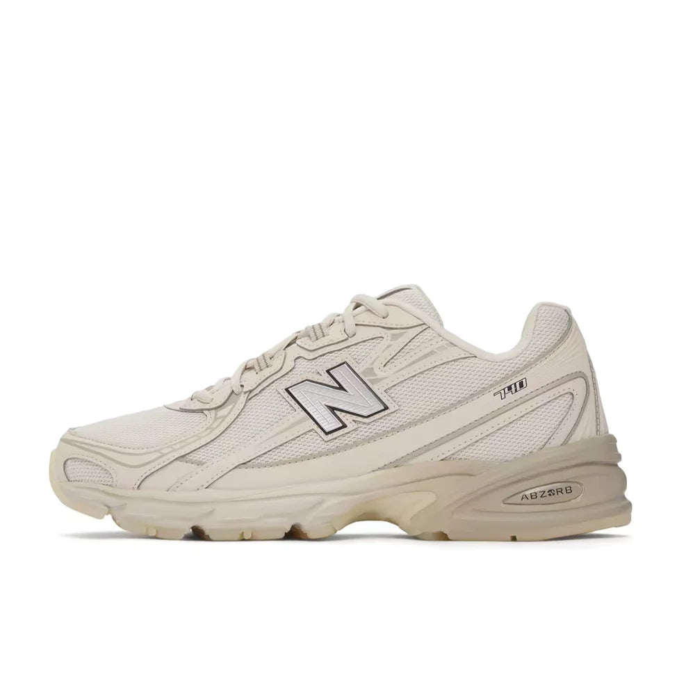 New Balance NB740 V2 Y2K Unisex Low-Top Running Shoes – White, Retro Comfort, Non-Slip, Durable & Breathable U740WN2