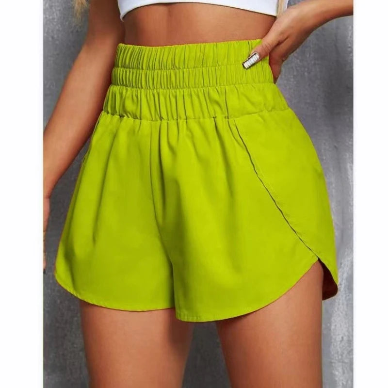 Yoga Shorts Women Fitness Elastic Running Workout Short Leggings For Ladies Gym Sport Shorts Fitness Sportwear Tahsi Fashion House