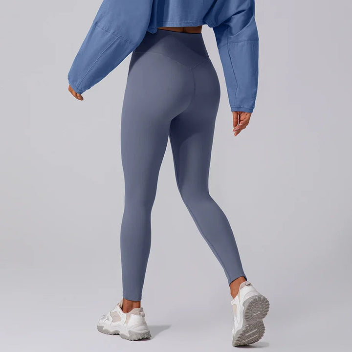 Women's Quick-drying Yoga Pants 2025 High Waist Nude Feeling Gym Leggings Hip Lift Fitness Workout Leggings Running Sports Pants ATFH