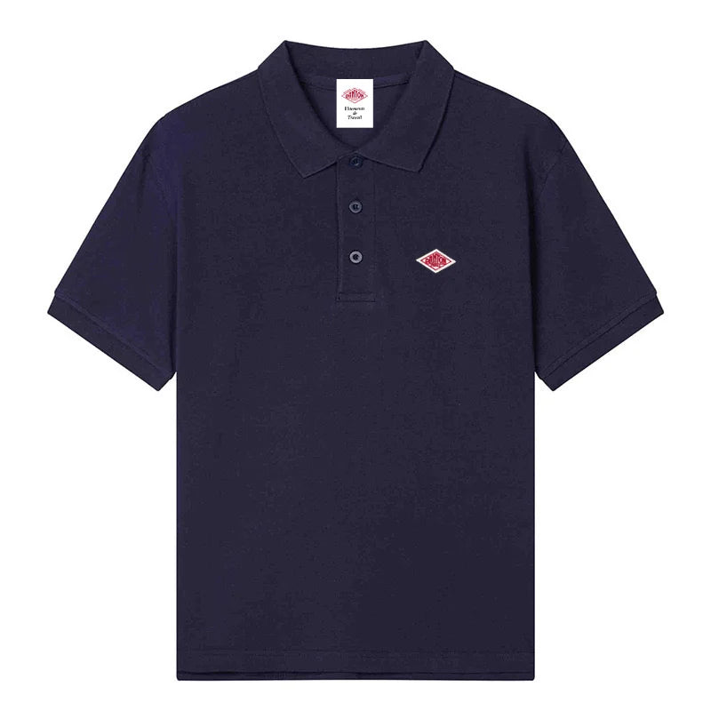 Men/Women High-quality Classic Embroidery Polo Turn-Down Collar T-shirt Summer Cotton Short Sleeve Men's Tees Korean Style Tops
