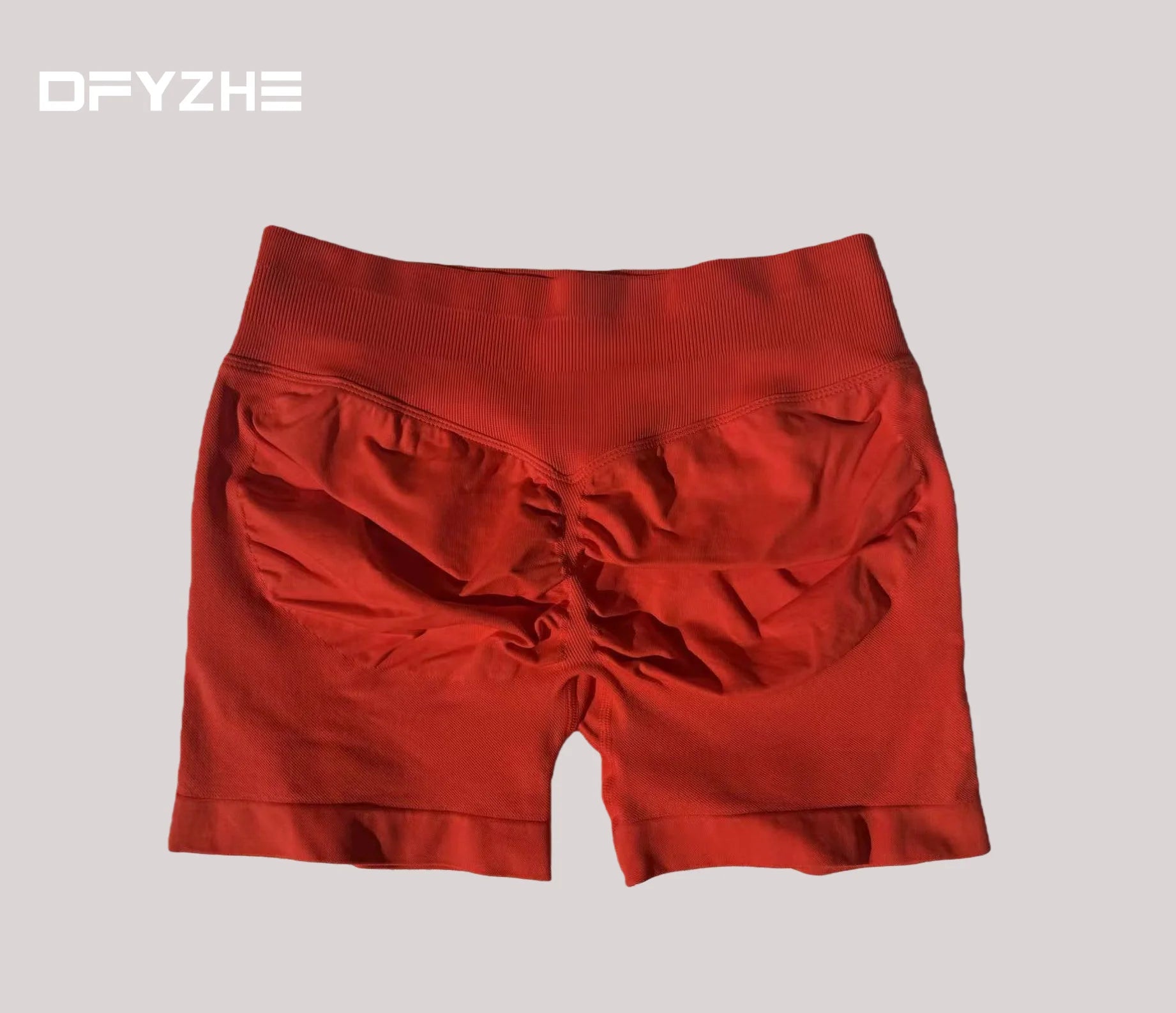 DFYZHE Impact Shorts 4.5-inch Women's Fitness Exercise Bike Shorts with Low Rib Belt Fitness Tight corset Hip Yoga Seamless Tigh Tahsi Fashion House
