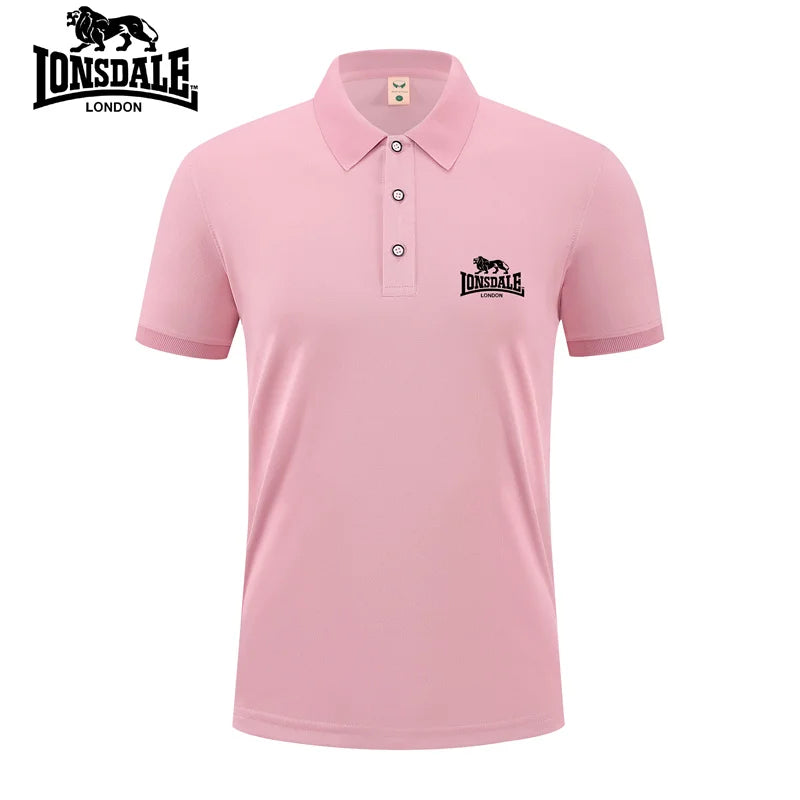 Men's Golf Polo Shirt 2026 New Summer Casual Breathable Short Sleeve Collar Business Shirt Golf Men's Top