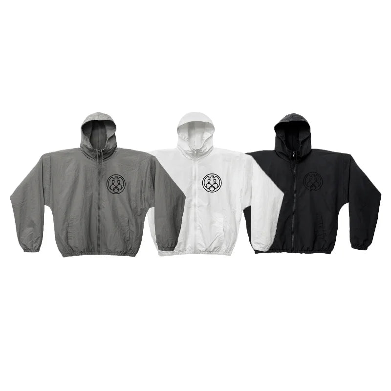 Yeezy Kanye Sunscreen Zippered Hooded Windbreaker Coat Lightweight Breathable Outdoor Jacket - ATFH