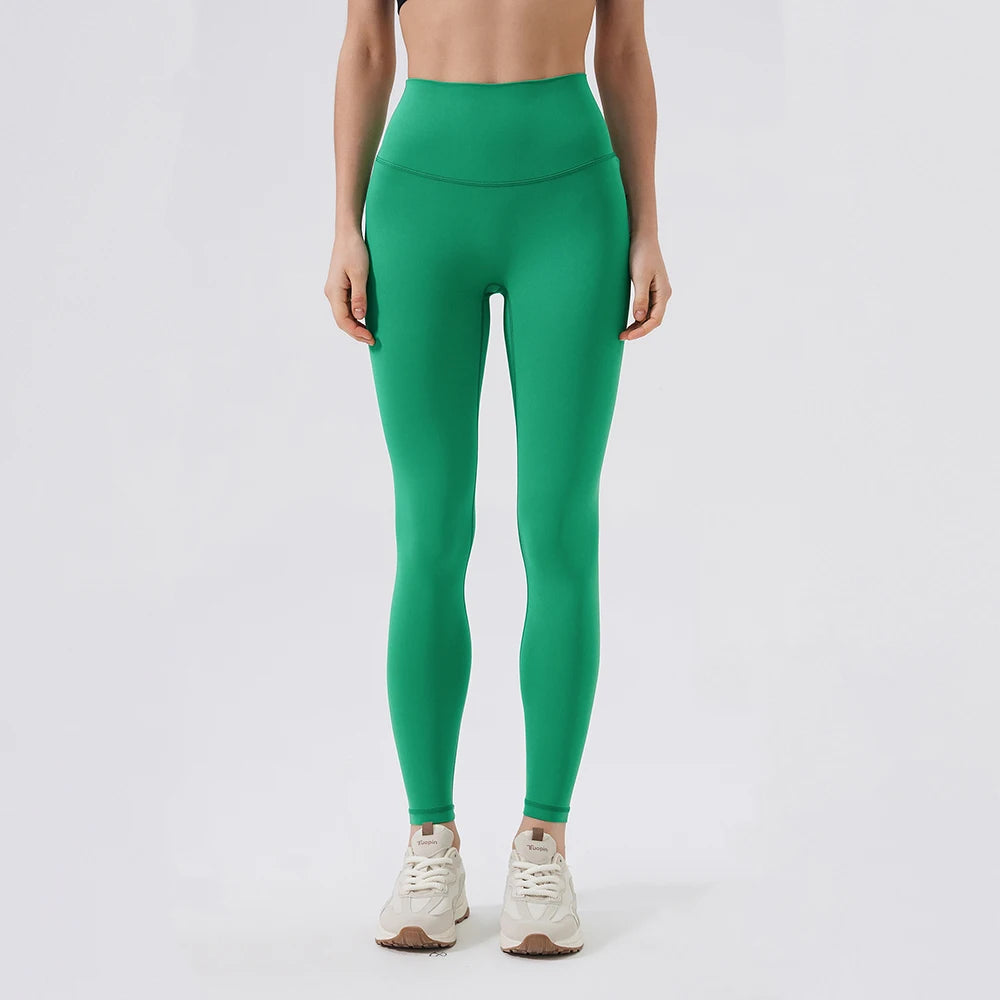 Women Back Waist Pocket High Waist Yoga Legging Women Sport Cropped Pants Butter Athletic Gym Comprehensive Training Jog - ATFH