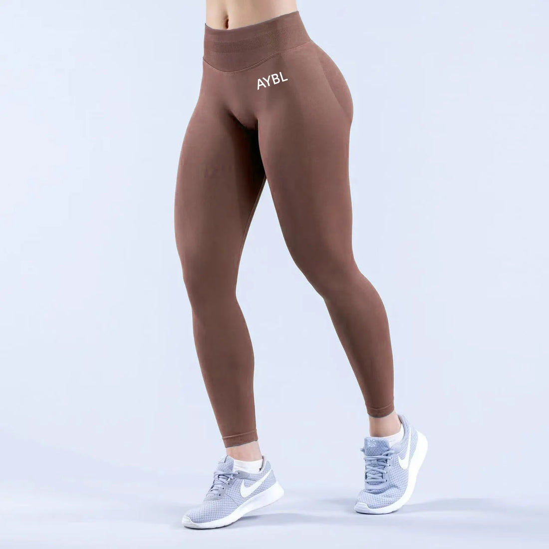 New Release Women‘s Low Ribbed Band Scrunch Bum Seamless Yoga Pants Gym Leggings Fitness Sweat Wicking Stretch Workout Tights - ATFH
