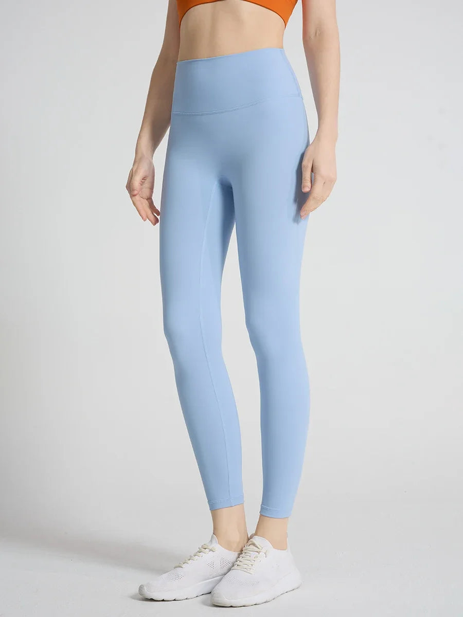 Women's High Waist Yoga Leggings Dopamine Color Series High Elasticity Hips Lifting Comfortable Indoor Outdoor Running Yoga Pant ATFH