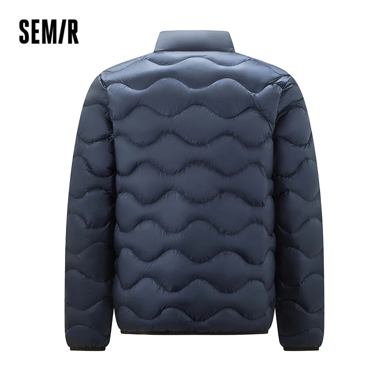 Semir Men Down Jacket 2026 Winter Cold Weather Everyday Style Outdoor Layer Warm Insulation Clean Silhouette Cold Weather Wear