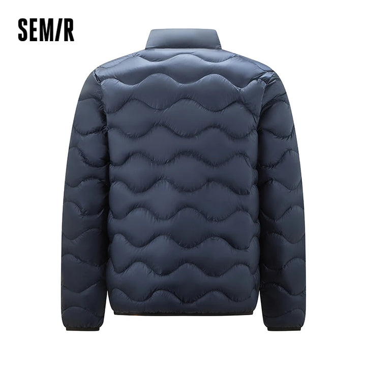 Semir Men Down Jacket 2026 Winter Cold Weather Everyday Style Outdoor Layer Warm Insulation Clean Silhouette Cold Weather Wear