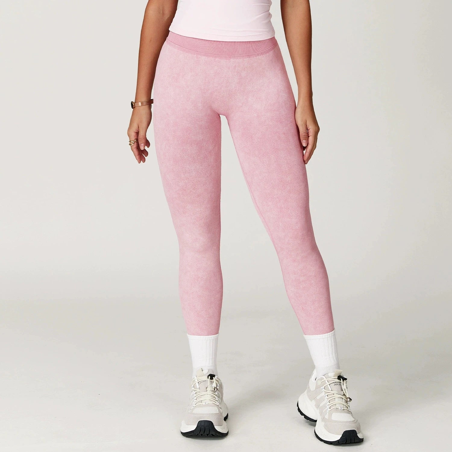 "New Seamless Sports Pants Lifting Buttocks Sports Tight Pants Women's High Waisted Elastic Fitness Workout Running Yoga Legging - ATFH