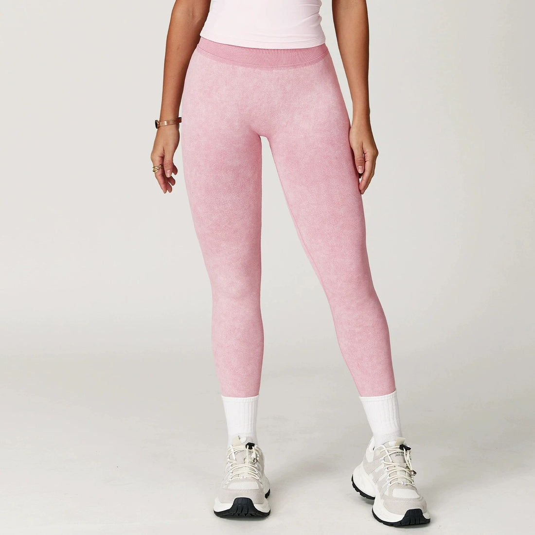 "New Seamless Sports Pants Lifting Buttocks Sports Tight Pants Women's High Waisted Elastic Fitness Workout Running Yoga Legging - ATFH
