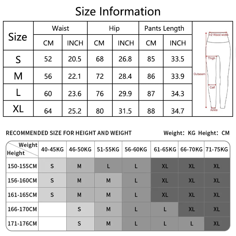 Hearuisavy Summer Super Soft Fabrics High Waist Leggings Gym Yoga Pants Running Workout Tights Push Up Sports Leggings Women - ATFH
