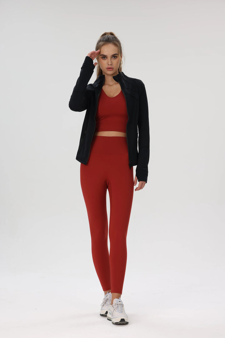 No Front Seam Leggings for Women Seamless High Waisted Buttery Soft Yoga Pants Sports Female Tights Lycra Lifts Buttocks Workout ATFH