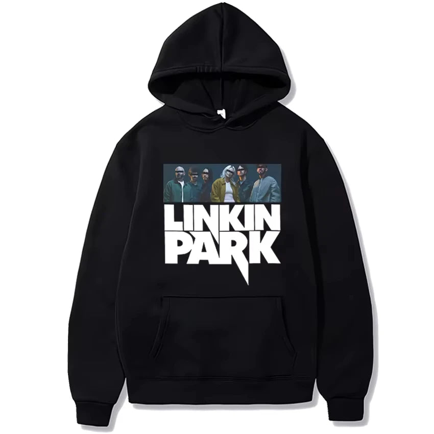 Linkin Park 2025 Tour Graphic Hoodie Spring and Autumn Unisex fashion Casual Sweatshirt Men women Fleece Long sleeve pullovers