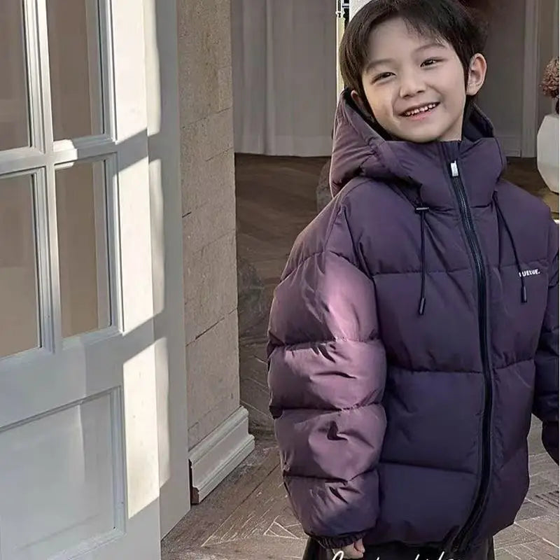 New  Boy  Winter Down Jacket Thickness Kids Baby  Coats  Children   Autumn  2025-A096