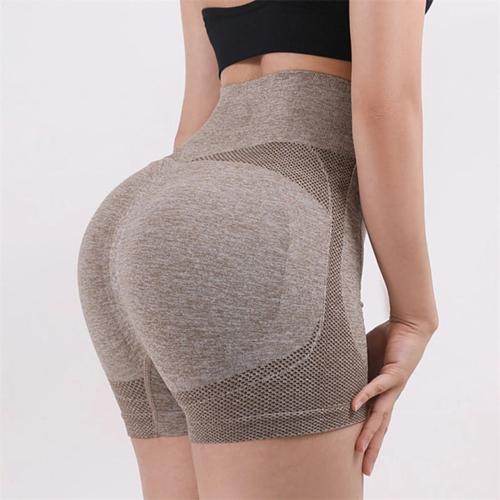 Women Yoga Shorts High Waist Workout Shorts Fitness Yoga Lift Butt Fitness Ladies Yoga Gym Running Short Pants Sportswear Tahsi Fashion House
