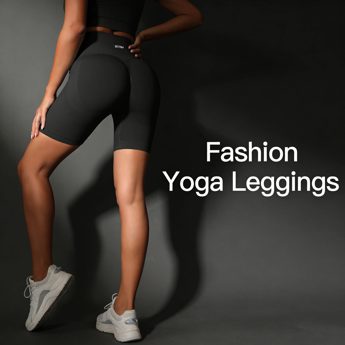 BetterMe Peach Hip Lifting Sports Shorts Women High Waist Belly Slimming Running Yoga Trousers