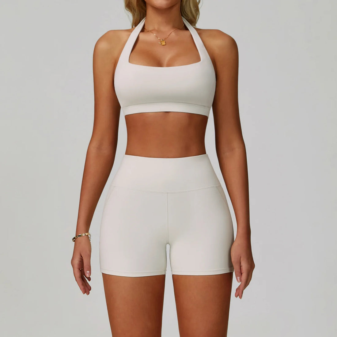 2Pcs Sets Women's Tracksuit Fitness Clothes Yoga Sets Sportswear Workout Bra High Waist Leggings Set Gym Clothing Sports Suits - ATFH