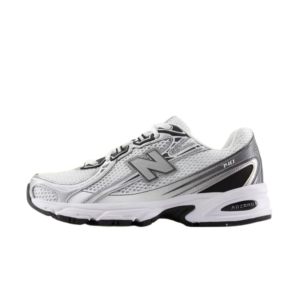 New Balance NB740 V2 Y2K Unisex Low-Top Running Shoes – White, Retro Comfort, Non-Slip, Durable & Breathable U740WN2