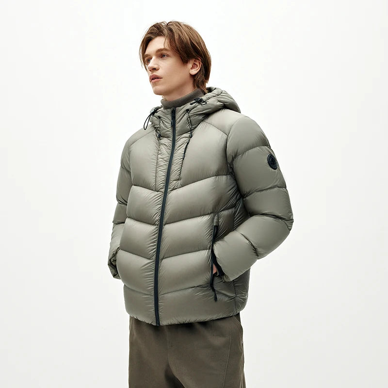 Semir Men Down Jacket Thermal Warmth 2026 Winter Everyday Style Outdoor Layer Cold Weather Clean Silhouette Cold Weather Wear
