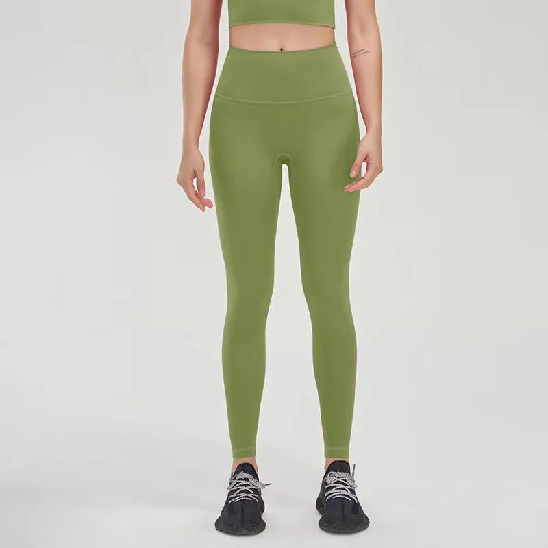 TRY TO BN Gym Leggings Women High Waisted Leggings Buttery Soft Tummy Control Seamless Yoga Pants Fitness Workout Running Tights - ATFH