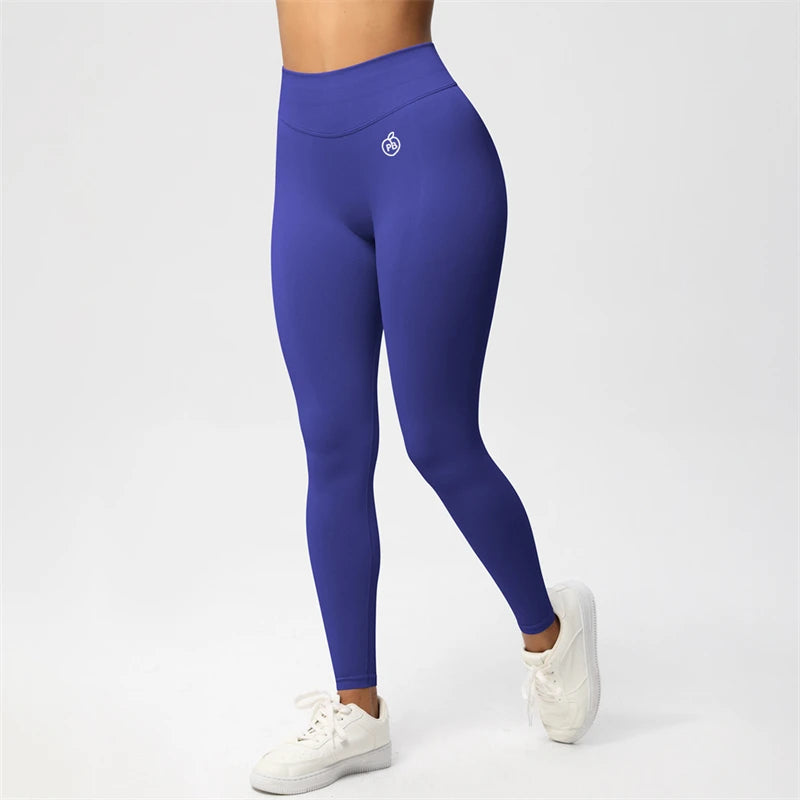 Women BUM Shaping Leggings Seamless Sport Yoga Pants Leggings Sport Hip Lifting Yoga Gym Running Quick Dry Pants Scrunch Butt - ATFH