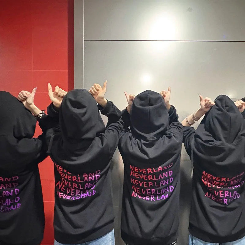 GIDLE Sweatshirt Y2k Fashion GIDLE Album "We Are I-dle" Print Hoodie Women Men Korean Autumn Ziper Coat Kpop Oversized Clothes - ATFH