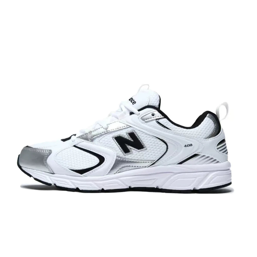 New Balance 408 Unisex Low-Top Casual Shoes – White, Lightweight, Comfortable, Non-Slip, Durable & Breathable ML408WB