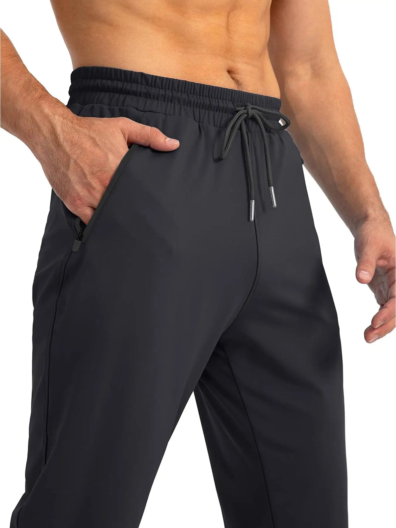 Men's sports pants, quick drying, loose fit, spring and summer running, outdoor casual pants, workwear