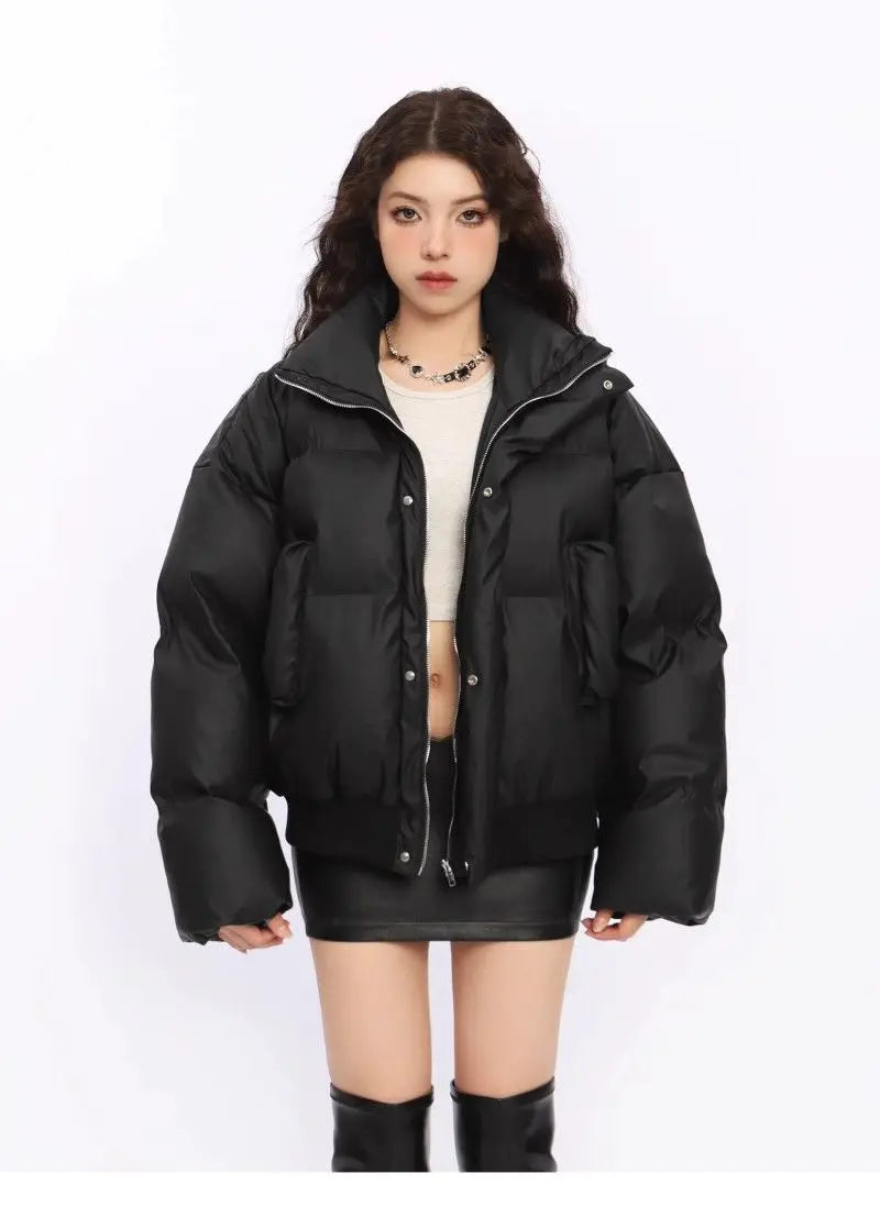Puffer Parkas Woman Winter Womens Panelled Sectioned Divided Partitioned Segmented Compartmentalized Separated Split Fragmented ATFH