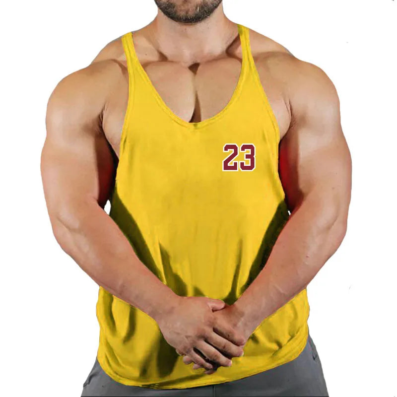 Men's Clothing Gym Vest Vests Bodybuilding Man Top for Fitness Stringer Sleeveless Sweatshirt T-shirts Suspenders Man Clothes