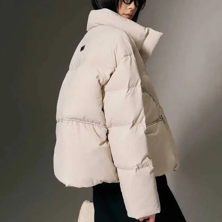 Parker Overcoat 2026 Winter New Stand Collar Short Women 90 Duck High-Quality Women's Down Jacket