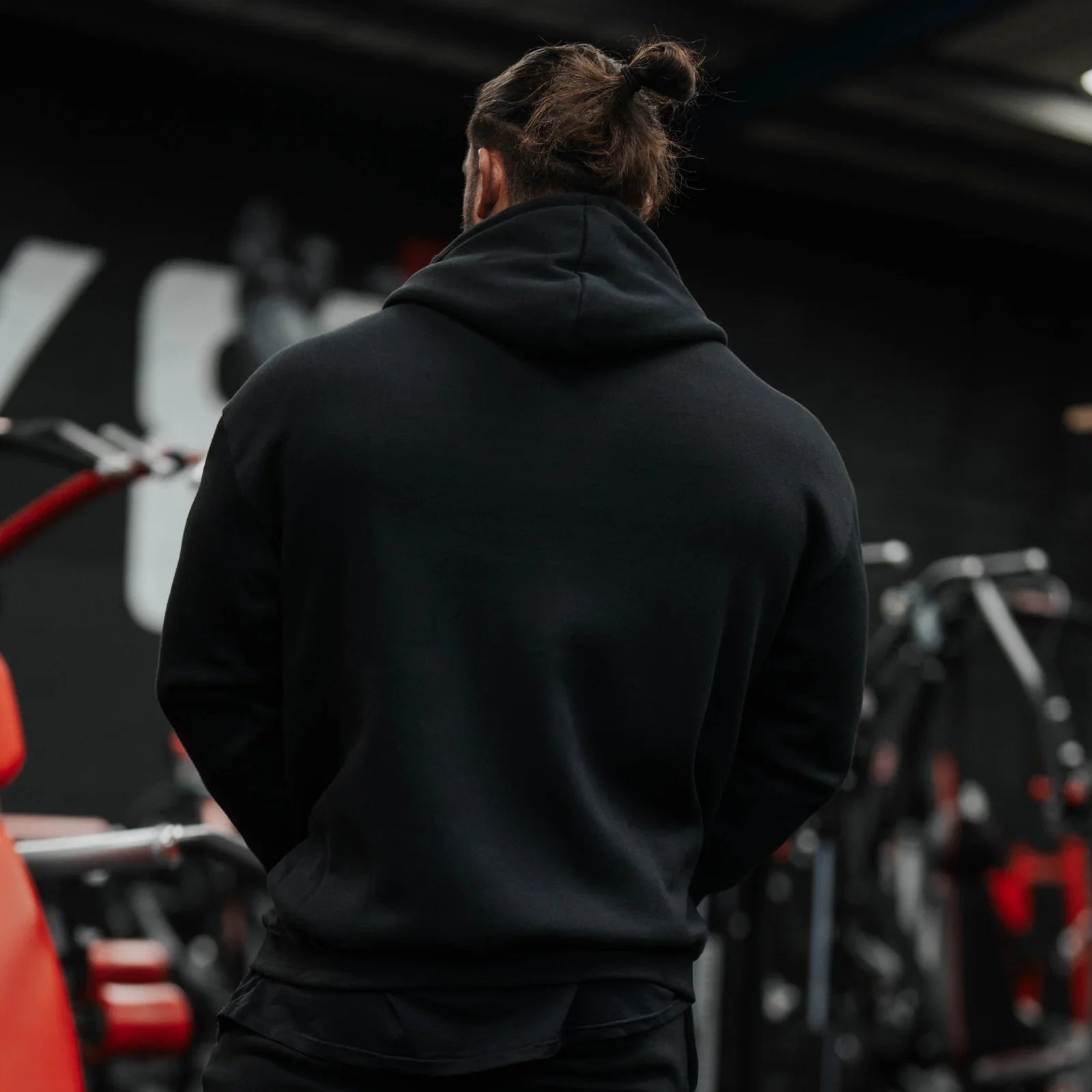 SILVERBACK Ventis Heavy Weight Oversized Pull Hoodie Sweatshirts Fashion Fitness Training Loose Print Heavyweight Men Hoodies - ATFH