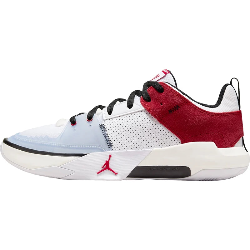 Nike official genuine JORDAN men's low cut lace up breathable fashionable basketball shoes FD2336-160 ATFH