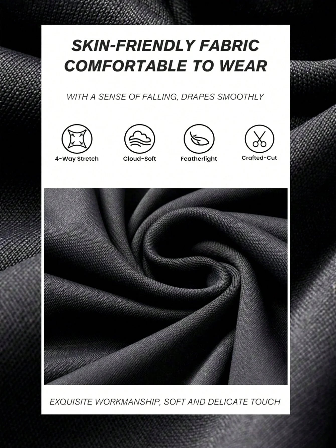 Women's Black High Waist Wide Leg Pants Tummy Control Compression Fit High Stretch Yoga Casual Daily Workout Trousers