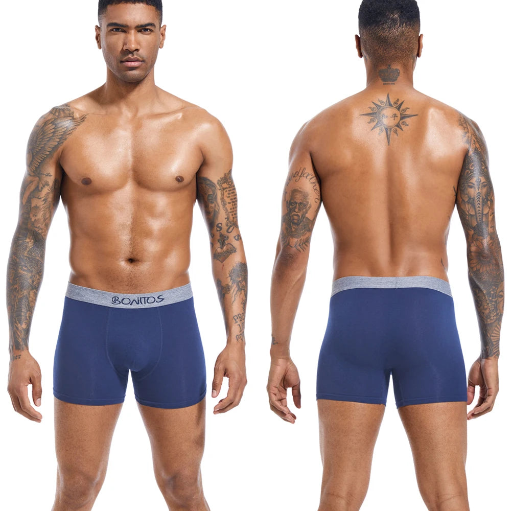 4pcs Cotton Boxers For Man Underwear Slip High Quality Men's Panties Sexy Homme Underpants Boxer Shorts Calecon Trunks