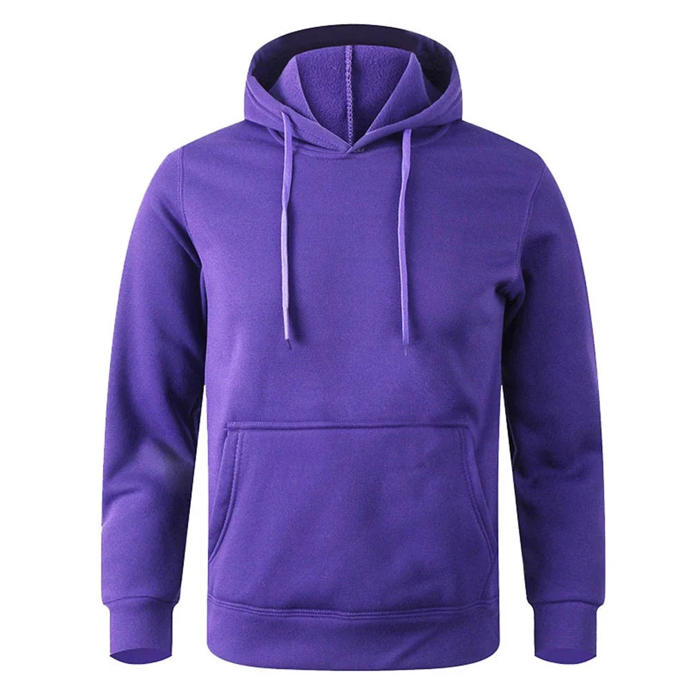 2025 Men's Casual Hoodies Women's Fleece Warm Hoodies Spring Autumn Pullovers Fashion Black Multiple Colour Oversized Sweatshirt - ATFH