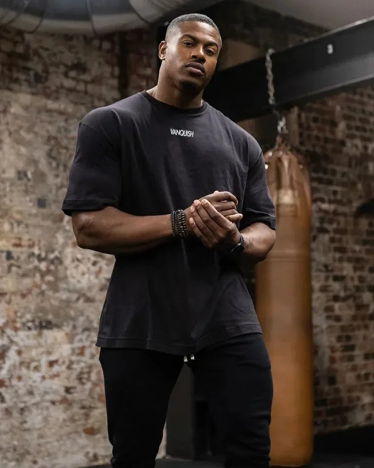 New Sale Men's Breathable Linen Blend Short Sleeve T Shirt – Oversized Sport Fit for Gym Running & Summer Leisure ATFH