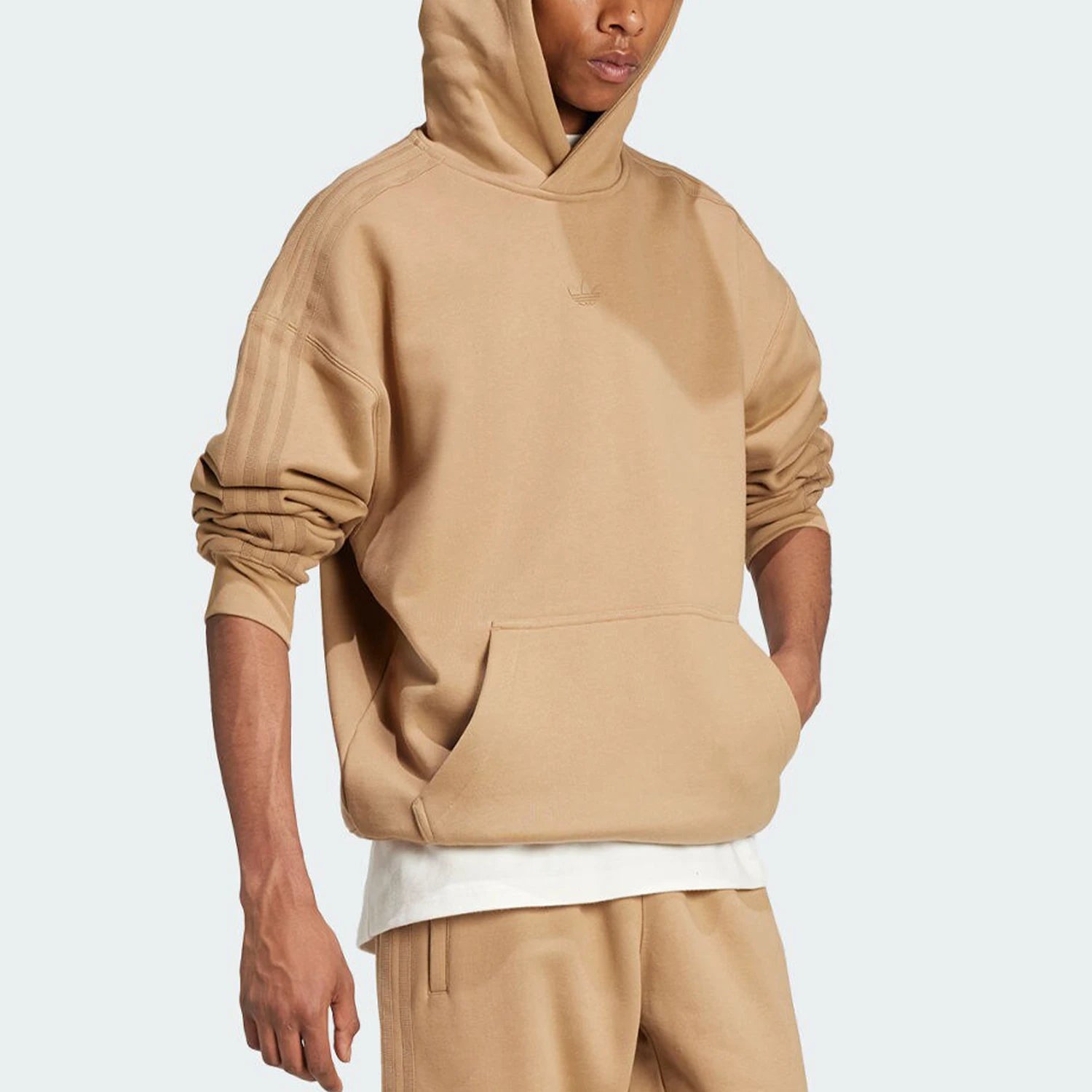 Adidas genuine clover men's casual hooded retro loose sweatshirt IY2290 - ATFH