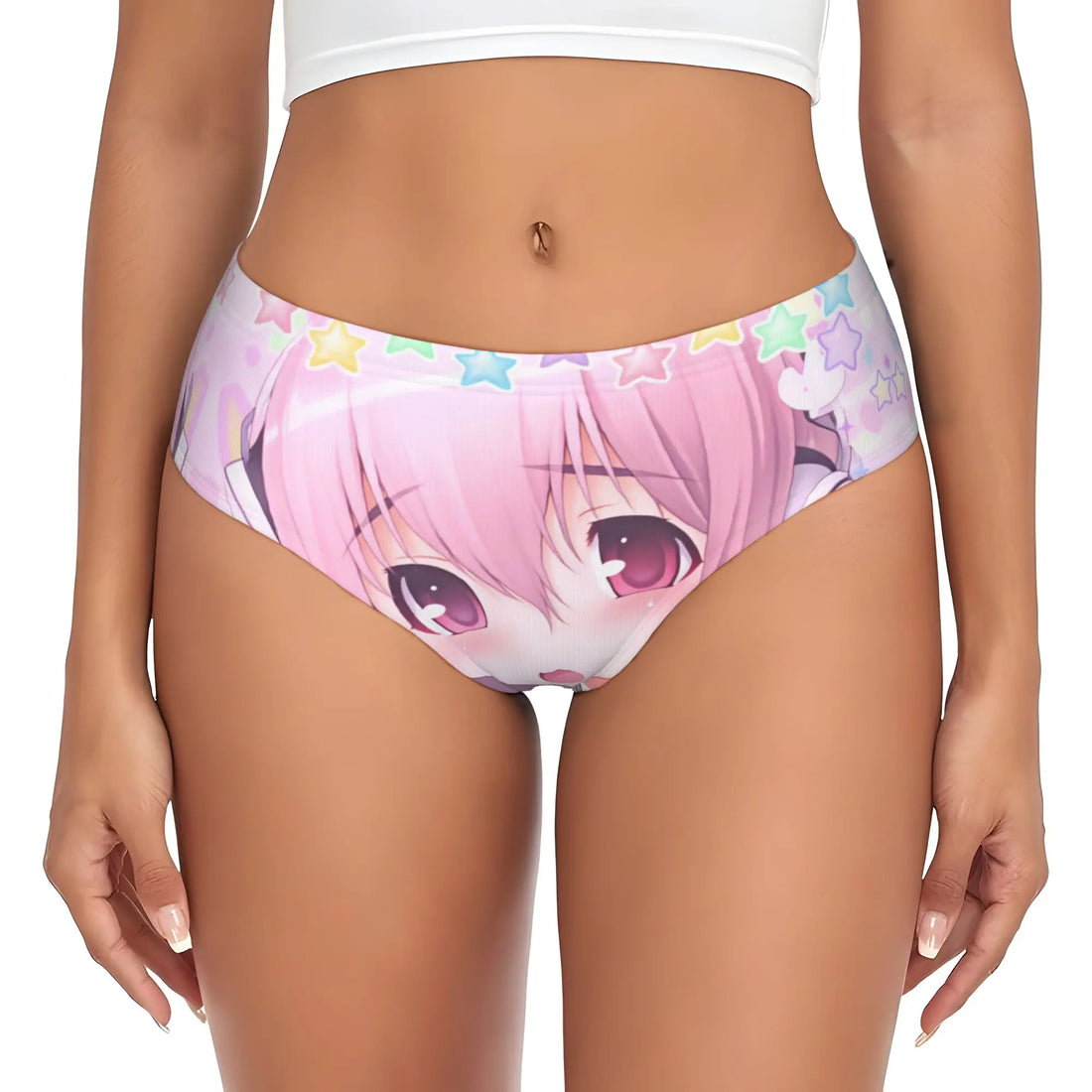 Super Sonico Anime Kawaii Girl Brief Panties Women Comfort Stretch  Underwear