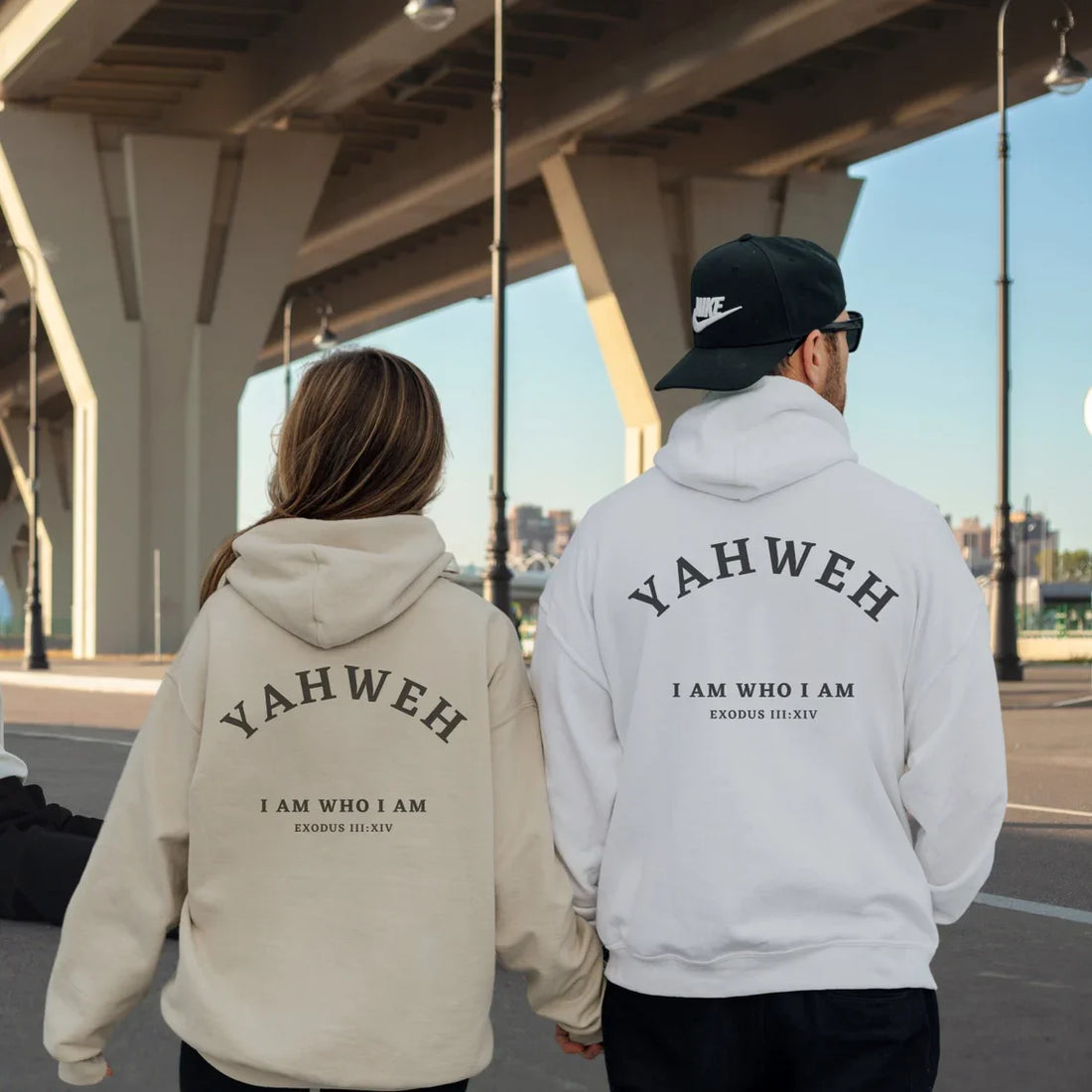 Men's Christian YAHWEH Hoodies Jesus Hombre Fashion Popular Streetwear Letter Slogan Printed Women Unisex Hooded Sweatshirts - ATFH