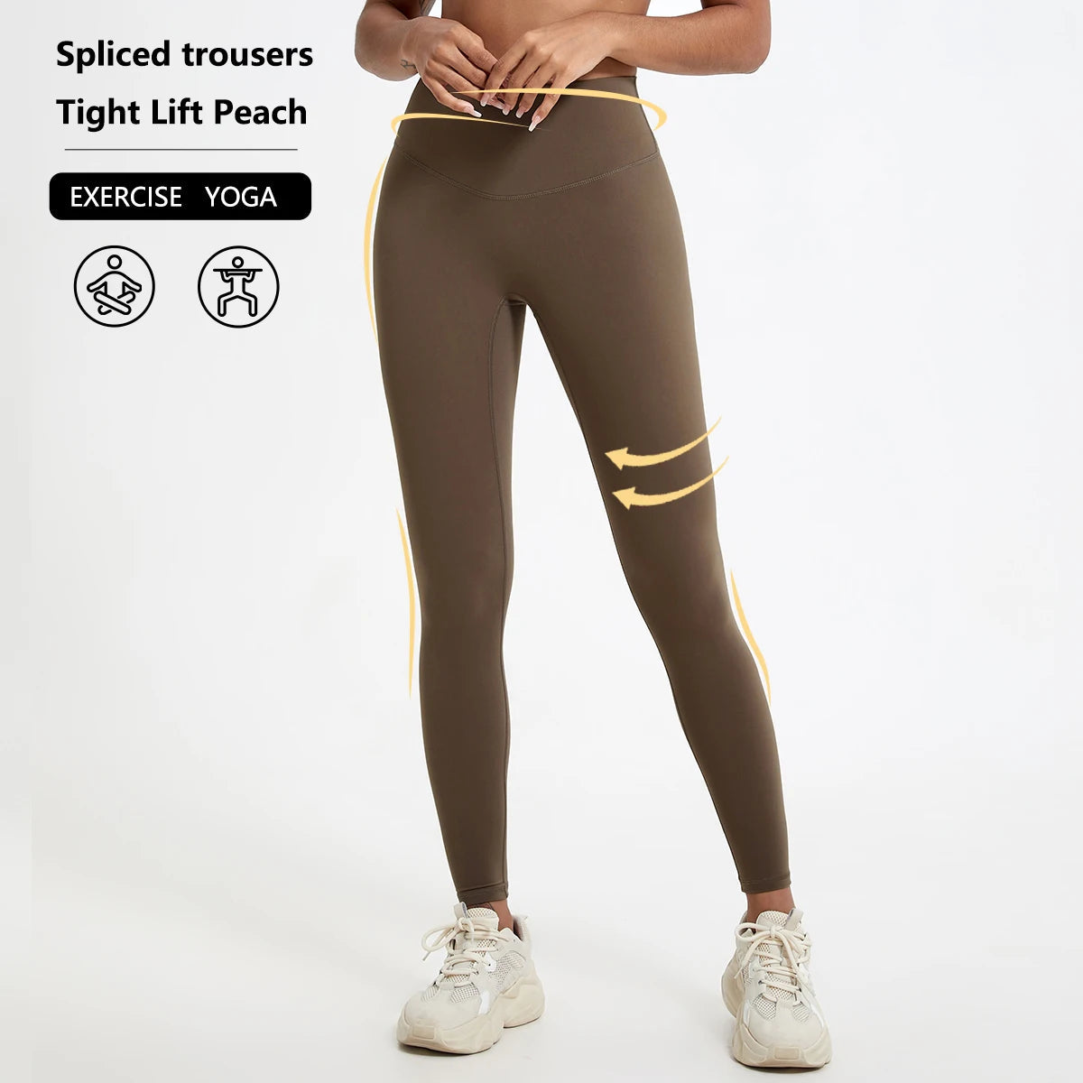 Summer Women's High Waist Sweatpants Hip Lift Tummy Tuck Gym Leggings Female Running Workout Tights Pants Women's Yoga Pants ATFH