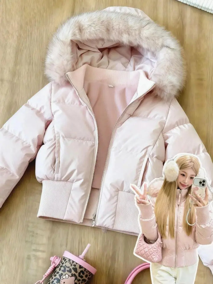 Parka Ski Woman Womens Down Filled Insulated High Quality Premium Puffer Lightweight Warm Keeping Cold Weather Protection Chic