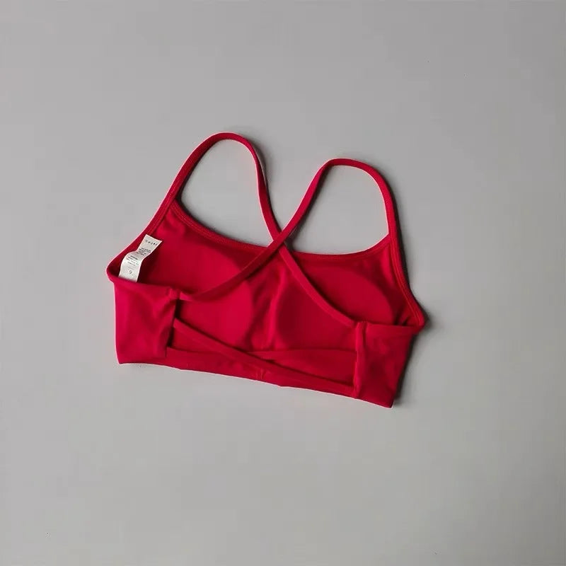 Women's Summer Yoga Apparel: Breathable Underwear, Sports Bra for Running, Push-Up Shaping, and Shock-Proof Top - ATFH
