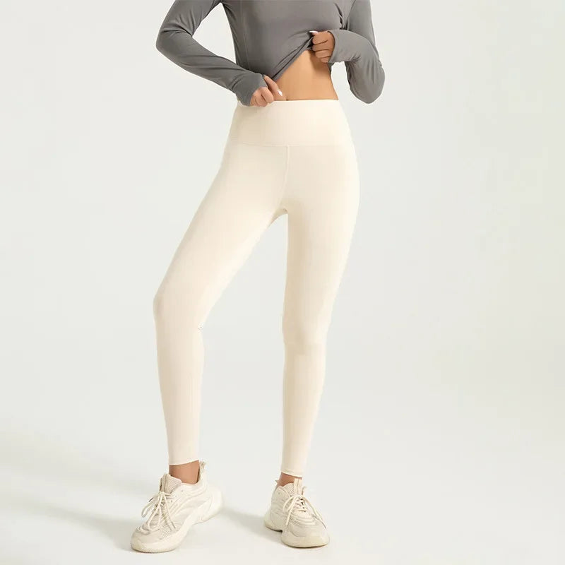 2025 New Sport Leggings for Women High Waist Yoga Leggings Soft Breathable Sports Tights Leggings Fitness Gym Elastic Pants Y2K - ATFH
